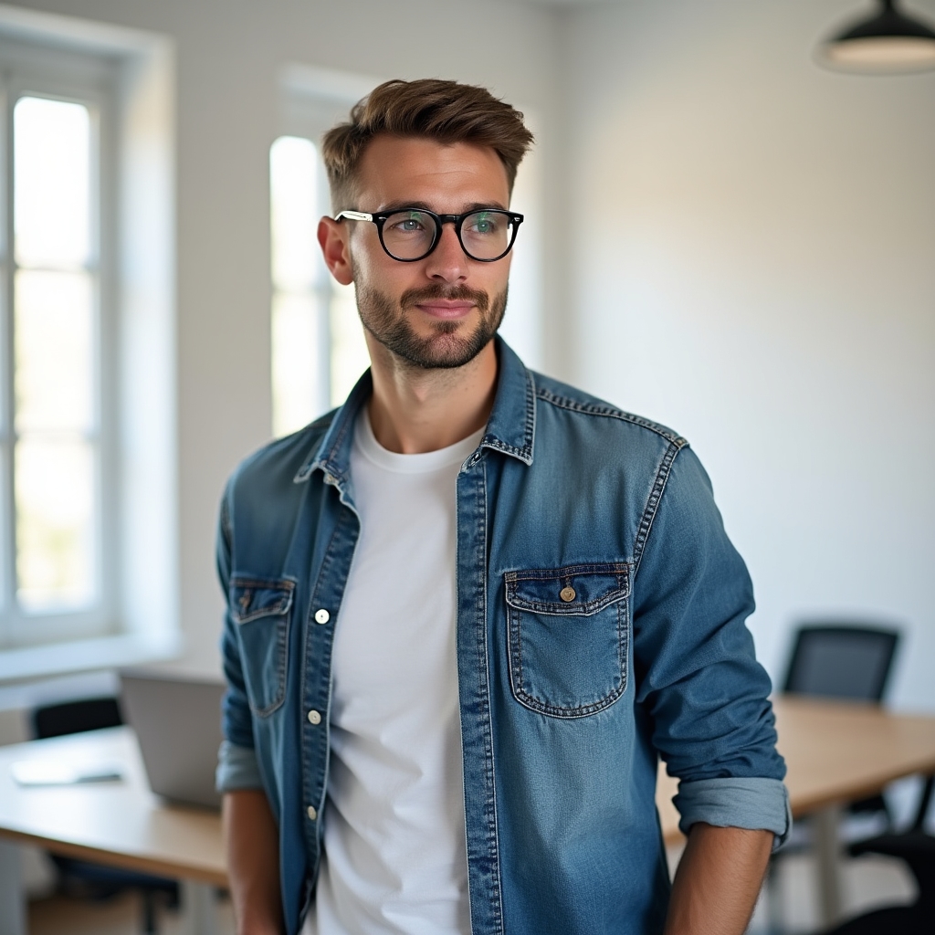 Portrait of Dawid Lipinski, inventory systems consultant