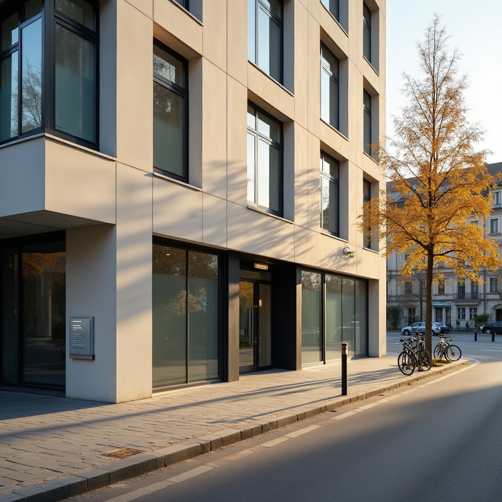 Exterior view of the office building on Marszalka Focha street in Bydgoszcz